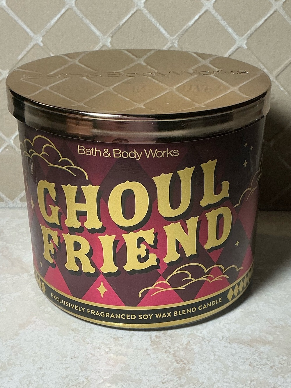 Bath & Body Works Ghoul Friend Halloween 3 Wick Candle 14.5 oz NEW